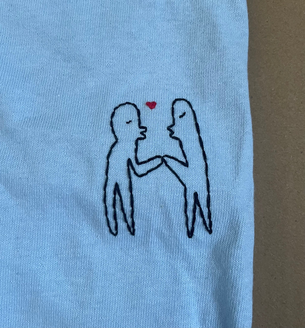 Camiseta con beso